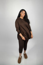 Load image into Gallery viewer, Side-Slit Chic Set - Brown
