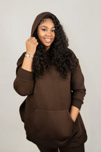 Load image into Gallery viewer, Side-Slit Chic Set - Brown
